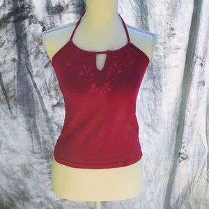 "Arizona"  Medium  Red halter top!!!!